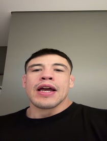 Poster for Birthday video from Brandon Moreno
