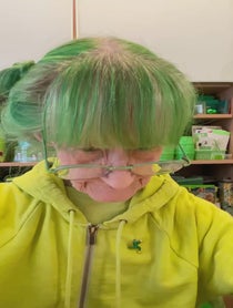 Poster for Birthday video from The Green Lady
