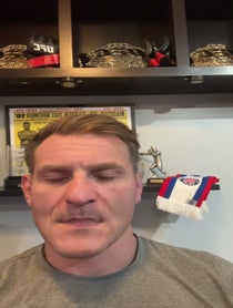 Poster for Pep Talk video from Stipe Miocic