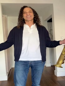 Poster for Birthday video from Kenny G