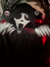 Poster for Birthday video from Ghostface