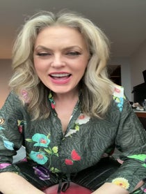Poster for Birthday video from Elaine Hendrix