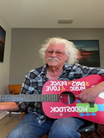 Poster for Birthday video from Arlo Guthrie