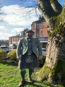 Poster for Birthday video from Andy the Highlander