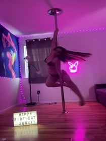 Poster for Birthday video from Sasha