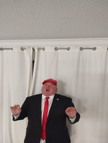 Poster for Birthday video from Tommy Trump 47