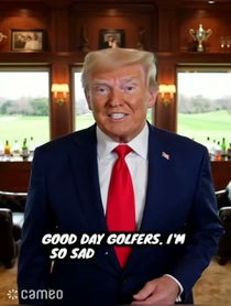 Poster for Intro video video from Donald Trump (parody/ ai)