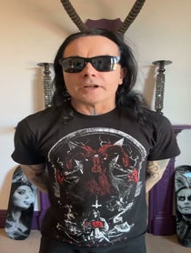 Poster for Birthday video from Dani Filth