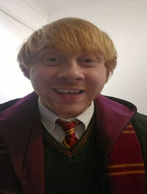 Poster for Birthday video from Ron Weasley Lookalike
