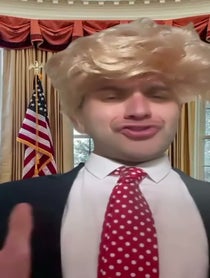 Poster for Birthday video from Trump #MakeAwesomeGreetingsAgain