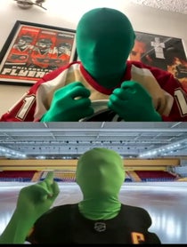 Poster for Birthday video from The Green Men