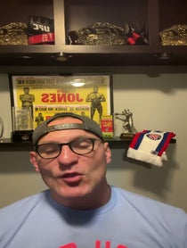 Poster for Pep Talk video from Stipe Miocic