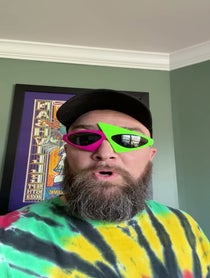 Poster for Birthday video from Mick Onions