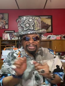 Poster for Birthday video from Bootsy Collins