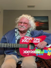 Poster for Birthday video from Arlo Guthrie