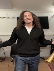 Poster for Birthday video from Kenny G