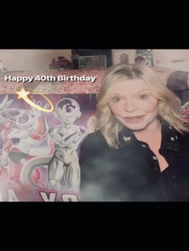 Poster for Birthday video from Linda Young