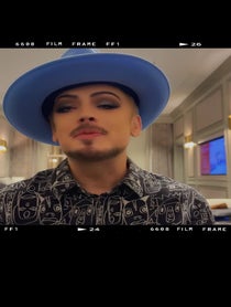 Poster for Birthday video from Boy George