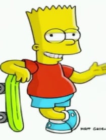 Poster for Birthday video from Bart Simpson Parody