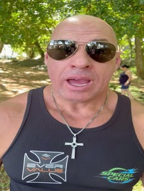 Poster for Birthday video from Marcos Salvo, Vin Diesel from Brazil