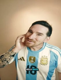 Poster for Birthday video from Messi Impersonator / Doble / Lookalike