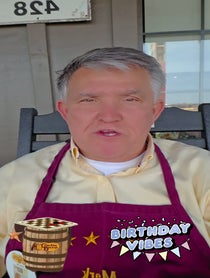 Poster for Birthday video from Mark Miller
