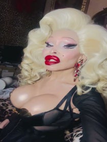 Poster for Birthday video from Amanda Lepore