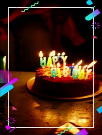 Poster for Birthday video from Bob Nelson
