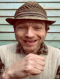 Poster for Birthday video from Mr. Bloom from CBeebies