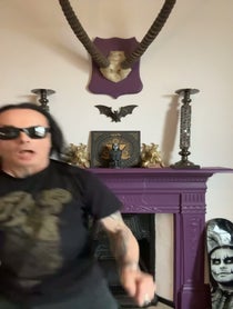 Poster for Birthday video from Dani Filth