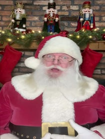 Poster for Birthday video from Santa Claus