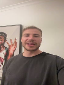 Poster for Birthday video from Ben Mckay