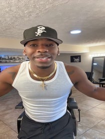 Poster for Birthday video from The Erotic Barber