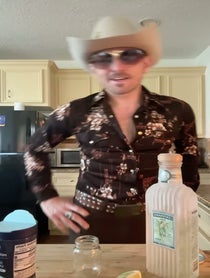 Poster for Pep Talk video from Disco Cowboy