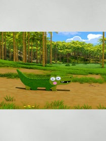 Poster for Birthday video from Silly Crocodile