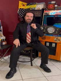 Poster for Birthday video from Billy Mitchell