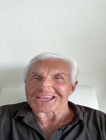 Poster for Birthday video from George Hamilton