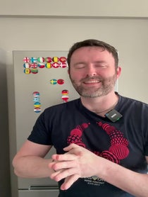 Poster for Birthday video from Eurovision Tom