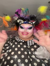 Poster for Birthday video from Felicity Frockaccino