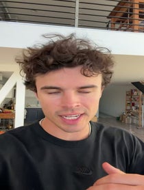 Poster for Pep Talk video from Nic from Love Island aka Nicolas Vansteenberghe