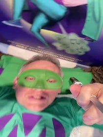 Poster for Birthday video from Mr Methane!