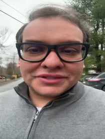 Poster for Birthday video from George Santos