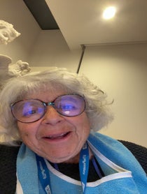 Poster for Birthday video from Miriam Margolyes