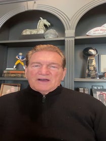 Poster for Birthday video from Joe Theismann