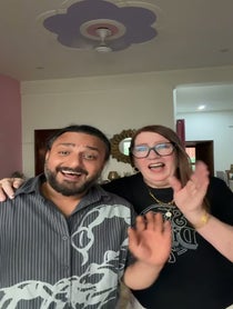 Poster for Birthday video from J&S (Jenny slatten &Sumit Singh) 90day fiancé
