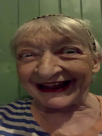 Poster for Birthday video from Janine Duvitski