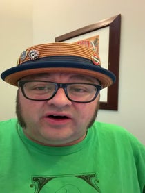 Poster for Birthday video from The Carpetbagger