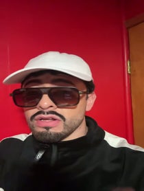 Poster for Birthday video from Bad Bunny - Impressionist