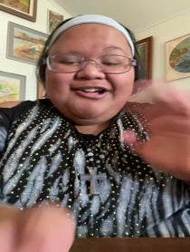 Poster for Pep Talk video from Marygrace Buckner