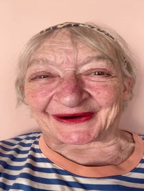 Poster for Birthday video from Janine Duvitski